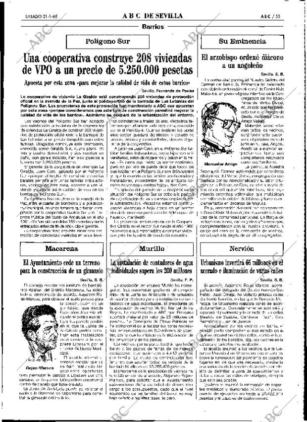 ABC SEVILLA 21-01-1995 página 55