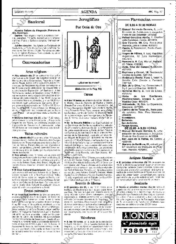 ABC SEVILLA 21-01-1995 página 57