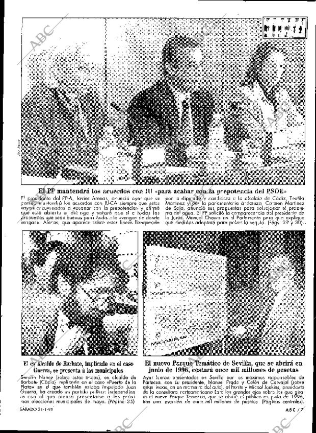ABC SEVILLA 21-01-1995 página 7