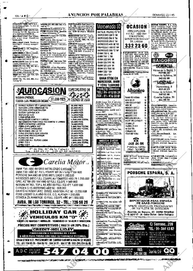 ABC MADRID 22-01-1995 página 106