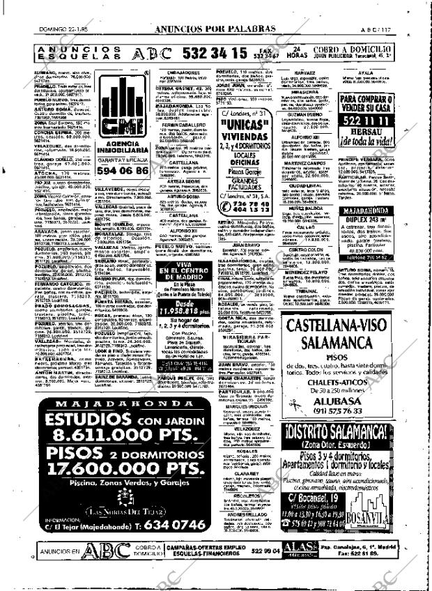 ABC MADRID 22-01-1995 página 117