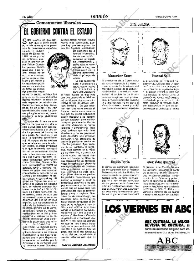 ABC MADRID 22-01-1995 página 24