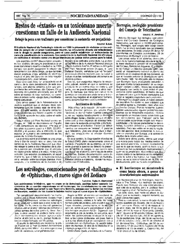 ABC MADRID 22-01-1995 página 50