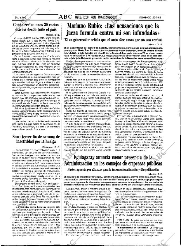 ABC MADRID 22-01-1995 página 58