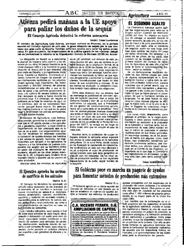 ABC MADRID 22-01-1995 página 65