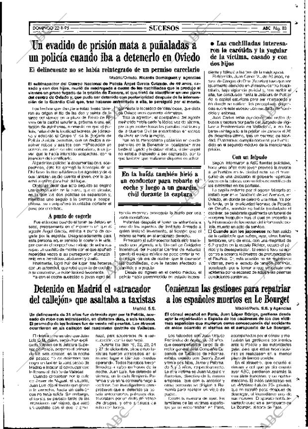 ABC MADRID 22-01-1995 página 83