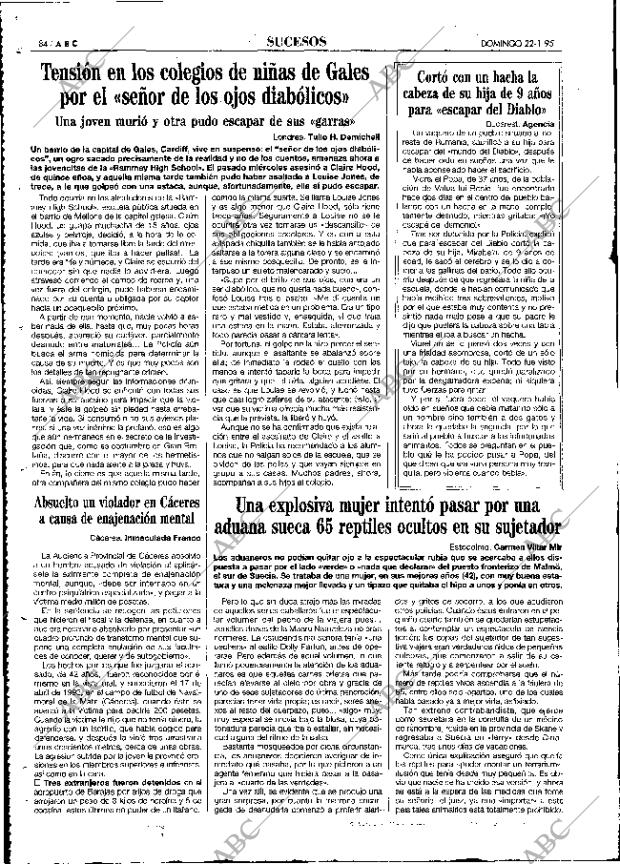 ABC MADRID 22-01-1995 página 84