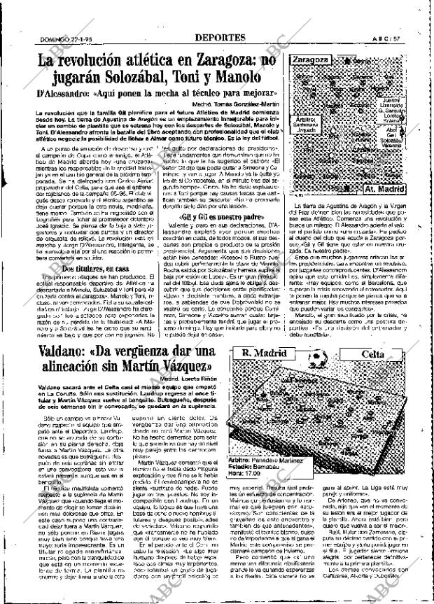 ABC MADRID 22-01-1995 página 87