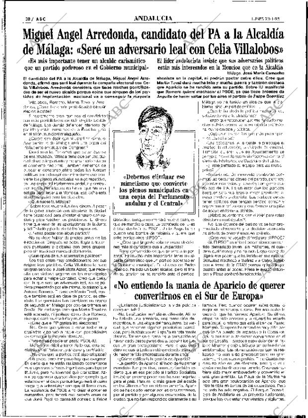 ABC SEVILLA 23-01-1995 página 38