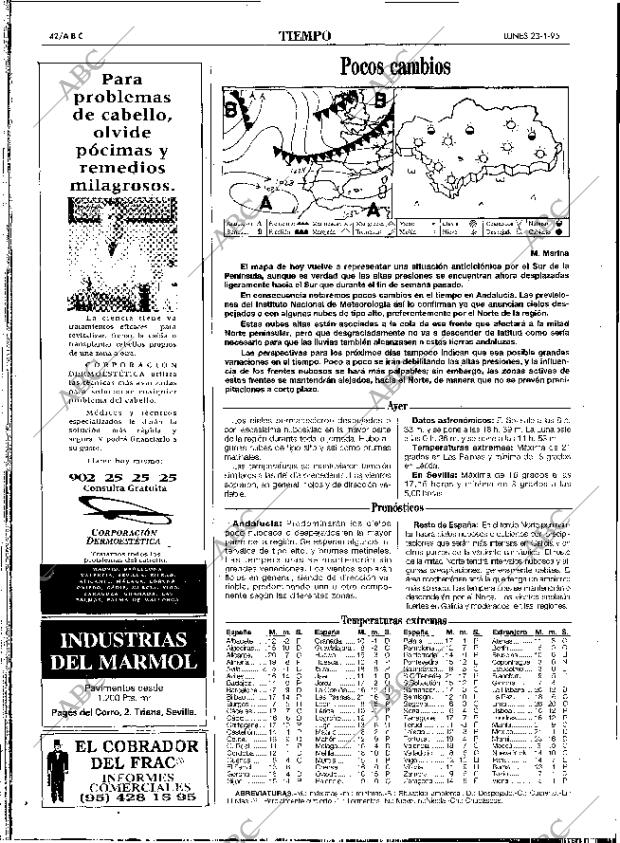 ABC SEVILLA 23-01-1995 página 42