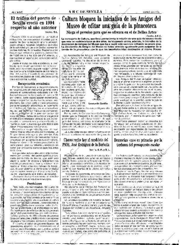 ABC SEVILLA 23-01-1995 página 46
