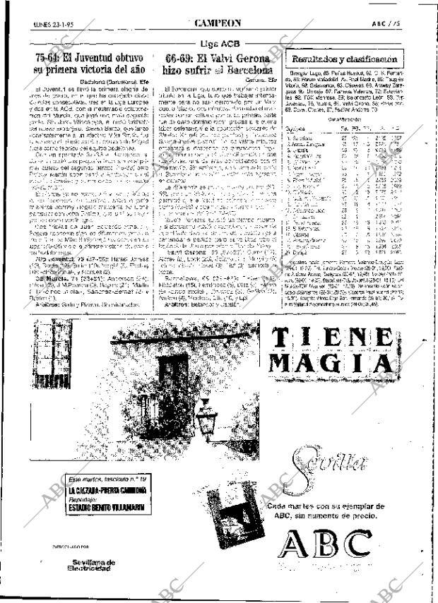 ABC SEVILLA 23-01-1995 página 75