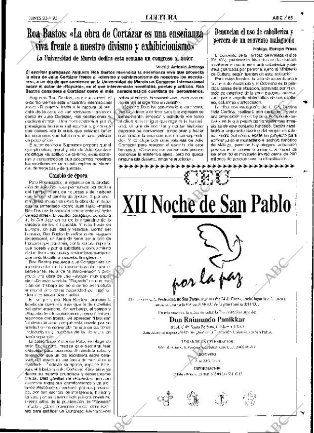 ABC SEVILLA 23-01-1995 página 85