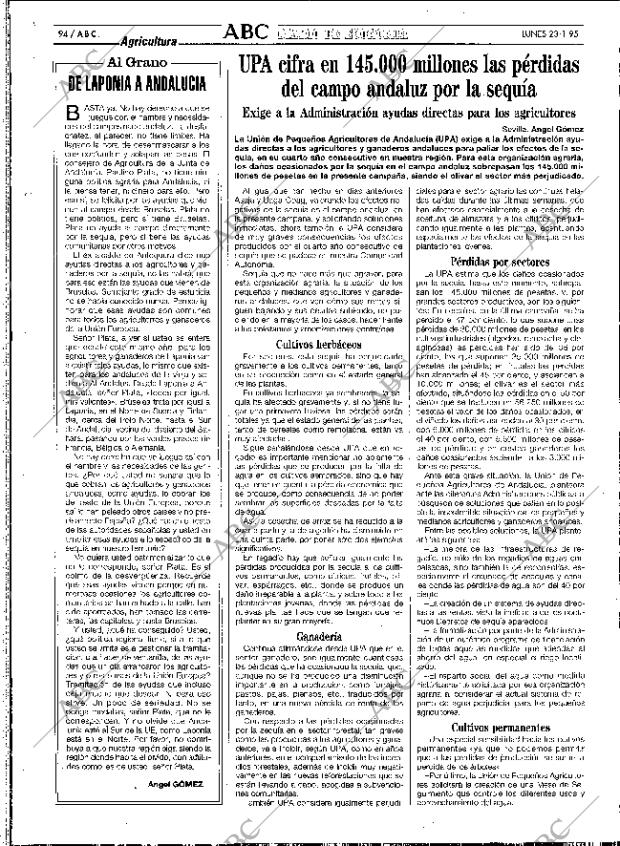 ABC SEVILLA 23-01-1995 página 94