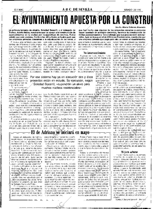ABC SEVILLA 28-01-1995 página 52
