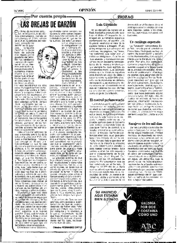 ABC SEVILLA 30-01-1995 página 16