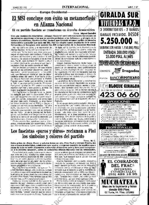 ABC SEVILLA 30-01-1995 página 27