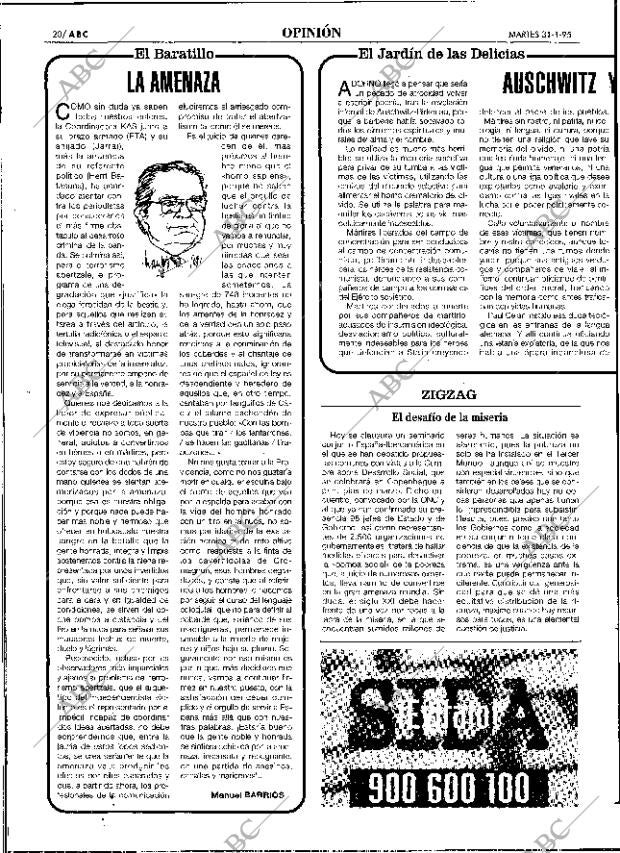 ABC SEVILLA 31-01-1995 página 20