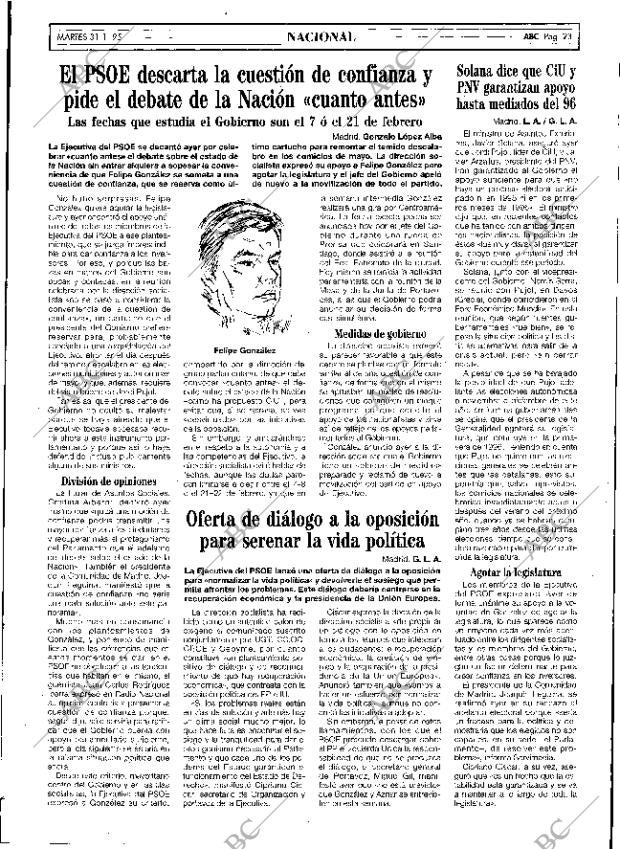 ABC SEVILLA 31-01-1995 página 23