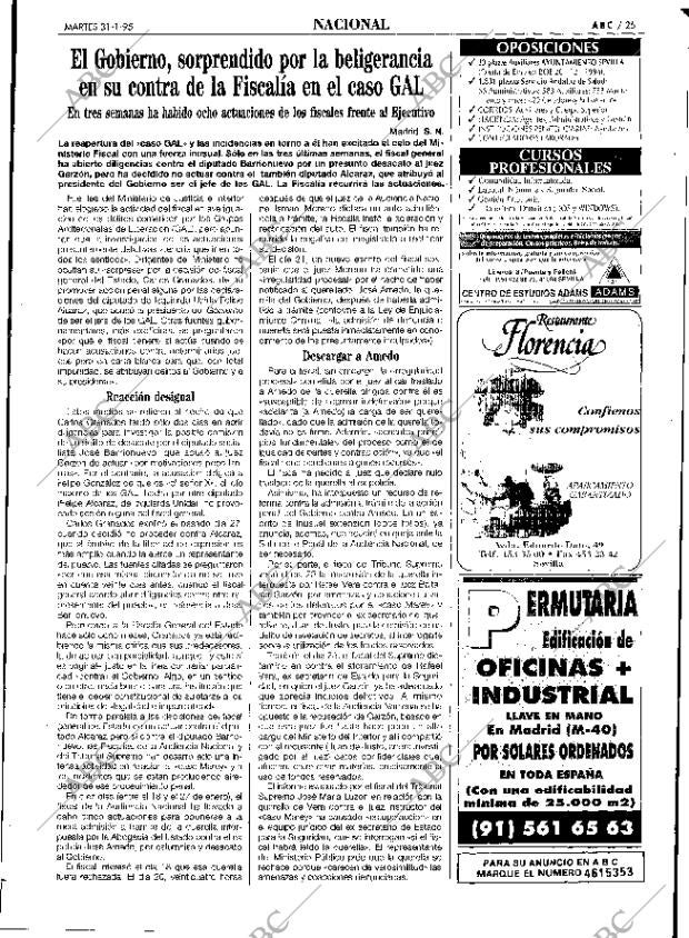 ABC SEVILLA 31-01-1995 página 25