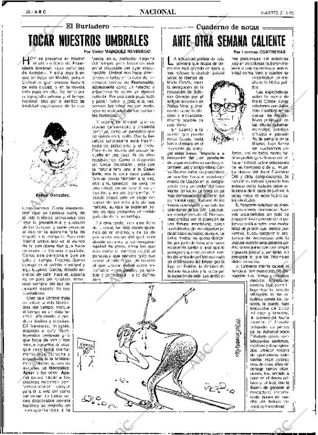ABC SEVILLA 31-01-1995 página 28