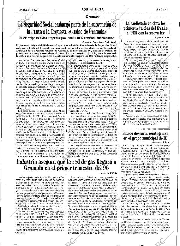 ABC SEVILLA 31-01-1995 página 41