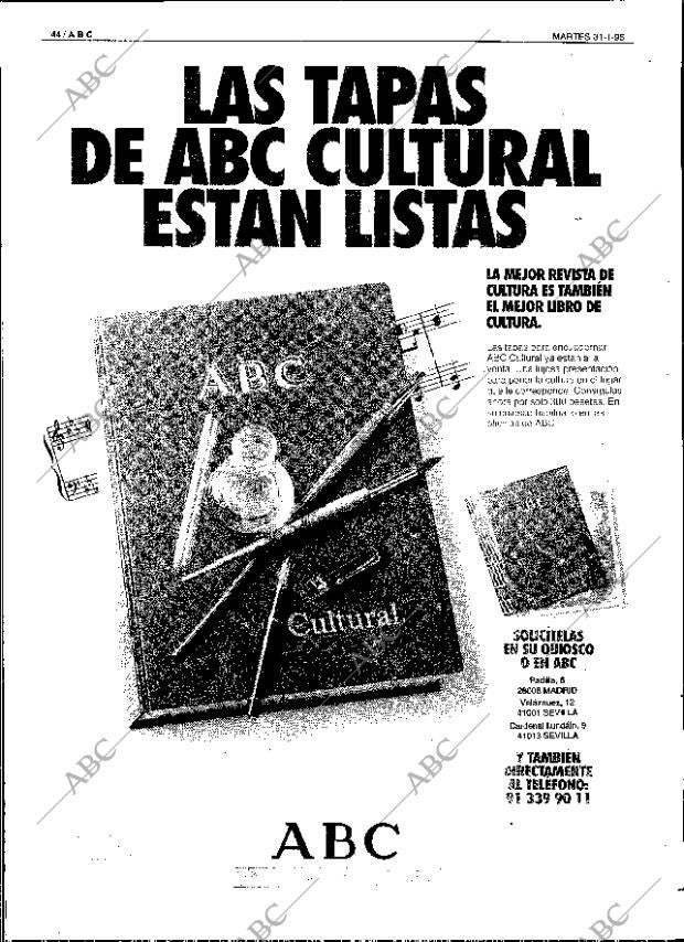 ABC SEVILLA 31-01-1995 página 44