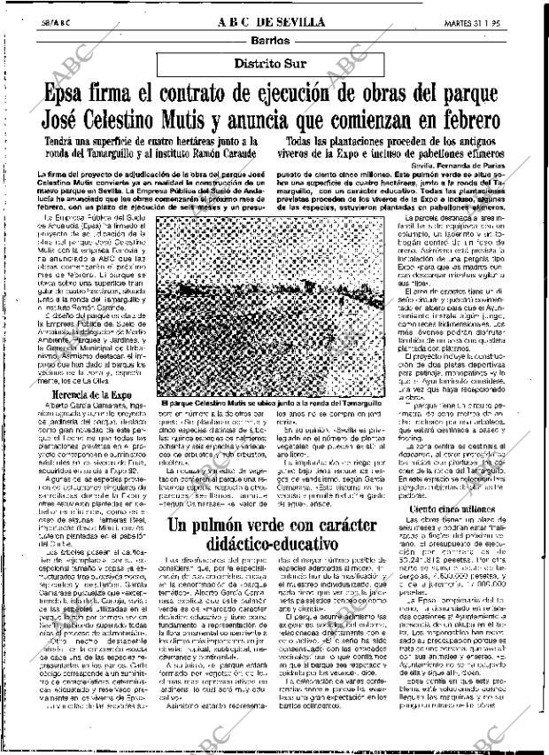 ABC SEVILLA 31-01-1995 página 58
