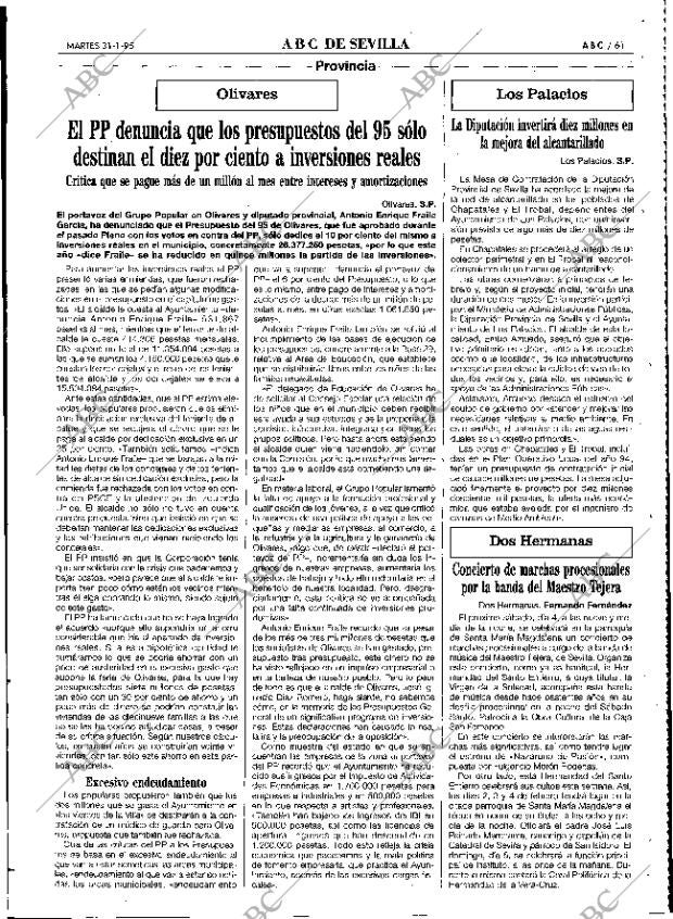 ABC SEVILLA 31-01-1995 página 61