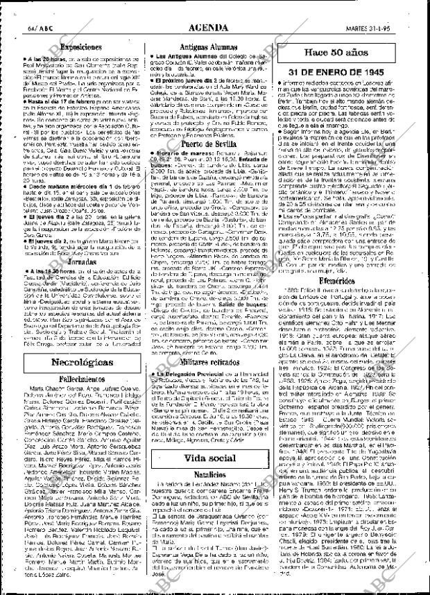 ABC SEVILLA 31-01-1995 página 64