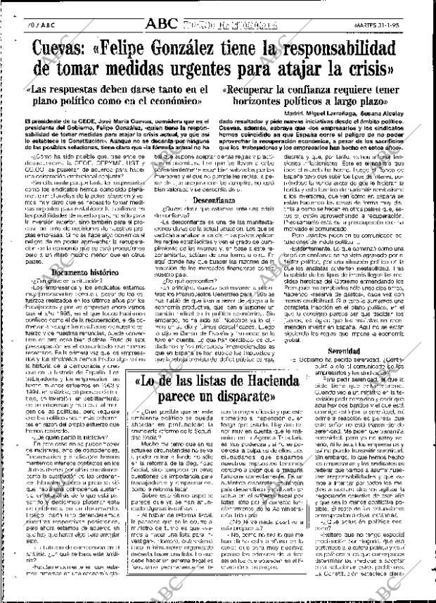 ABC SEVILLA 31-01-1995 página 70