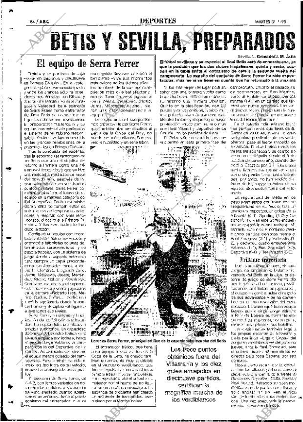 ABC SEVILLA 31-01-1995 página 84