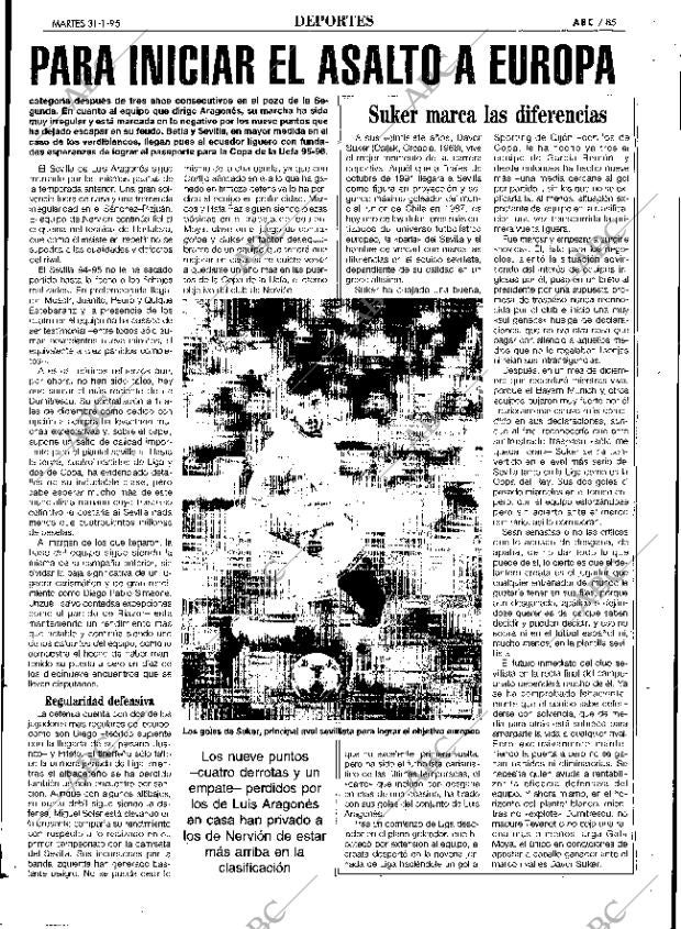 ABC SEVILLA 31-01-1995 página 85
