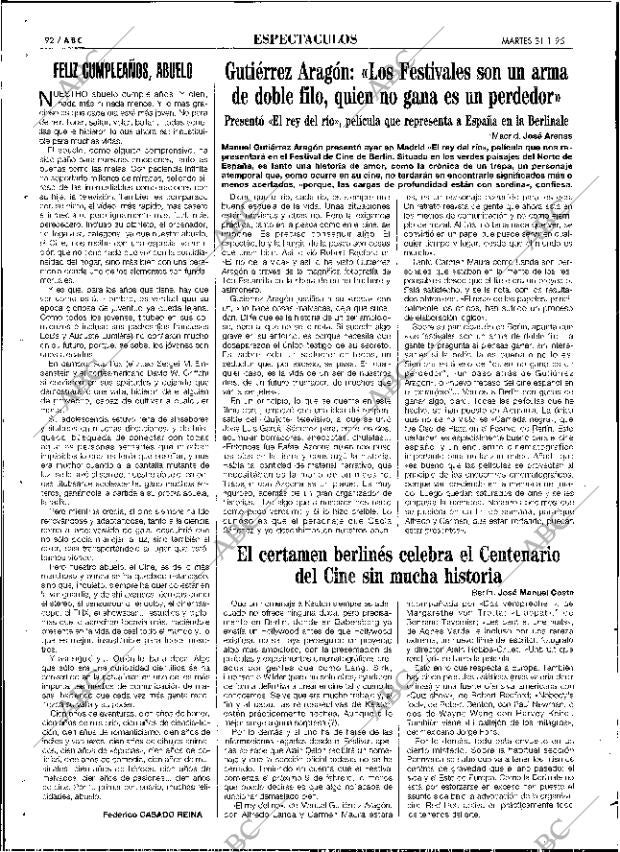 ABC SEVILLA 31-01-1995 página 92