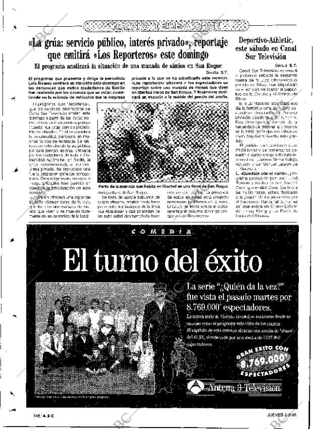 ABC SEVILLA 02-02-1995 página 108