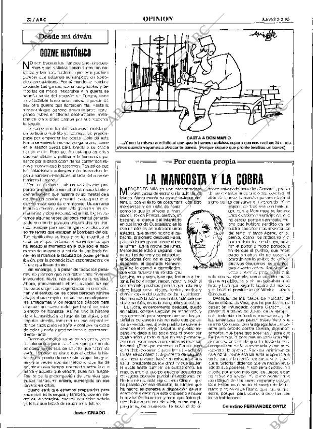 ABC SEVILLA 02-02-1995 página 20