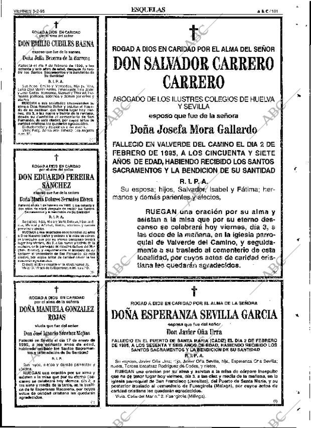 ABC SEVILLA 03-02-1995 página 101