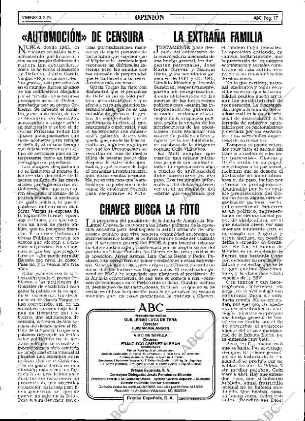 ABC SEVILLA 03-02-1995 página 17