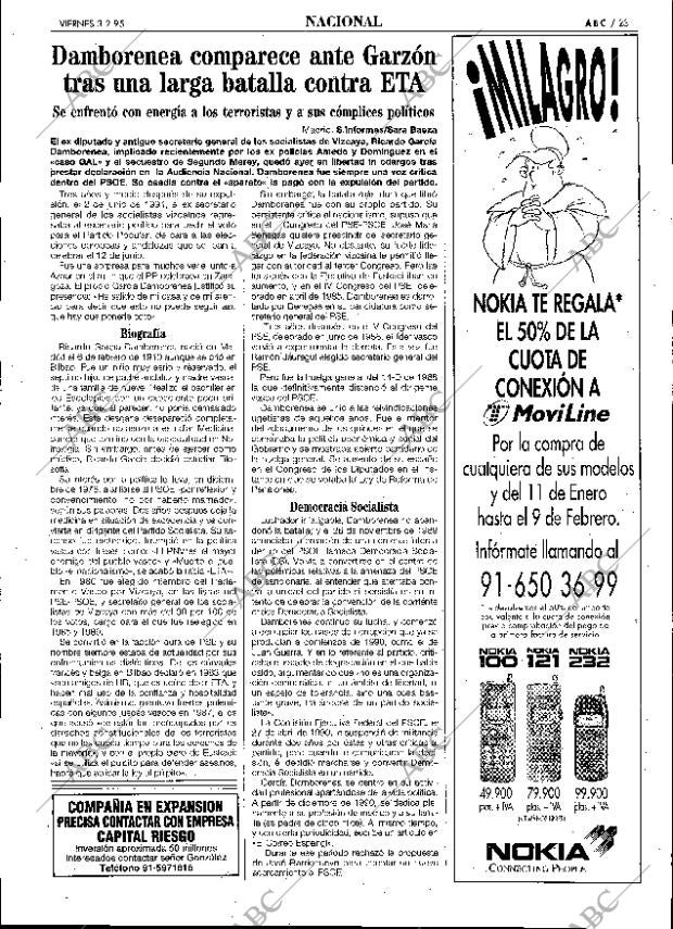 ABC SEVILLA 03-02-1995 página 23