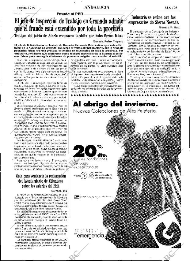 ABC SEVILLA 03-02-1995 página 39