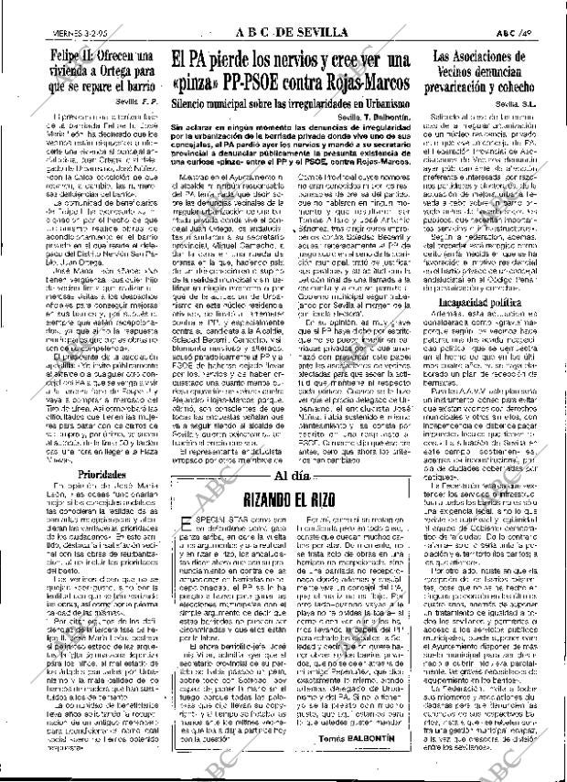 ABC SEVILLA 03-02-1995 página 49