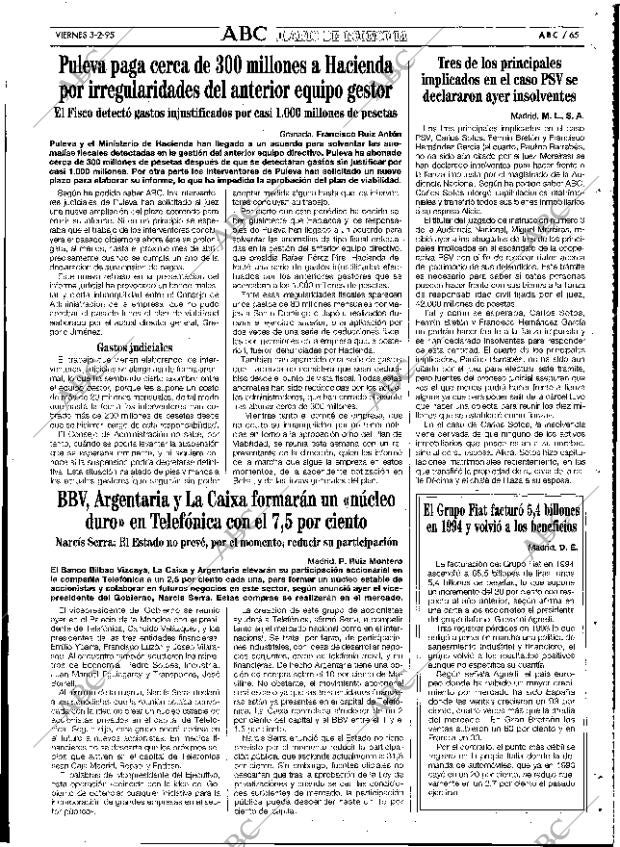 ABC SEVILLA 03-02-1995 página 65