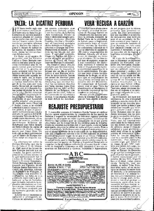 ABC MADRID 04-02-1995 página 15