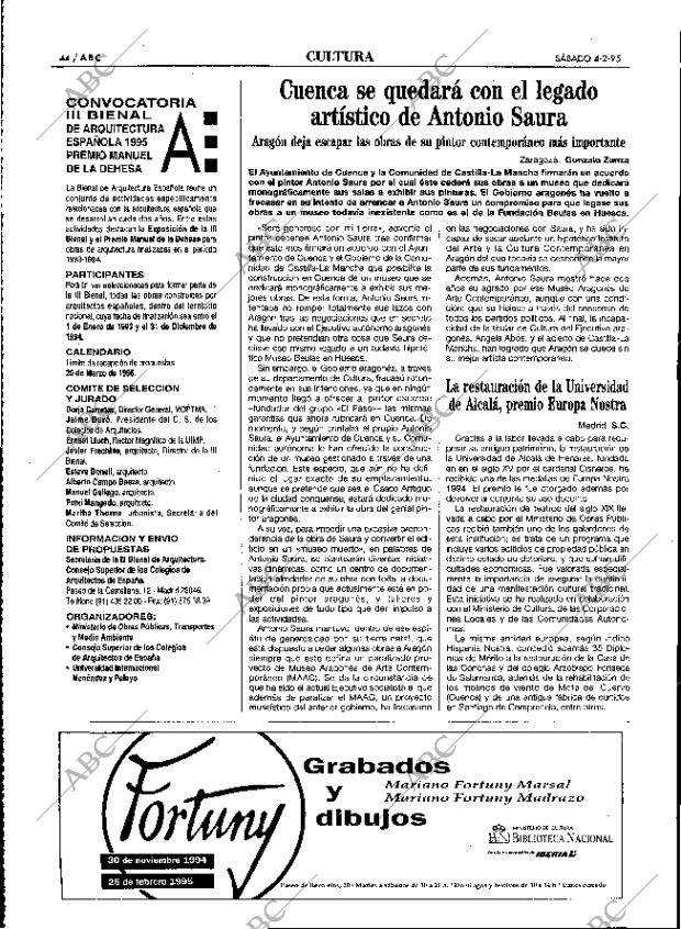 ABC MADRID 04-02-1995 página 44