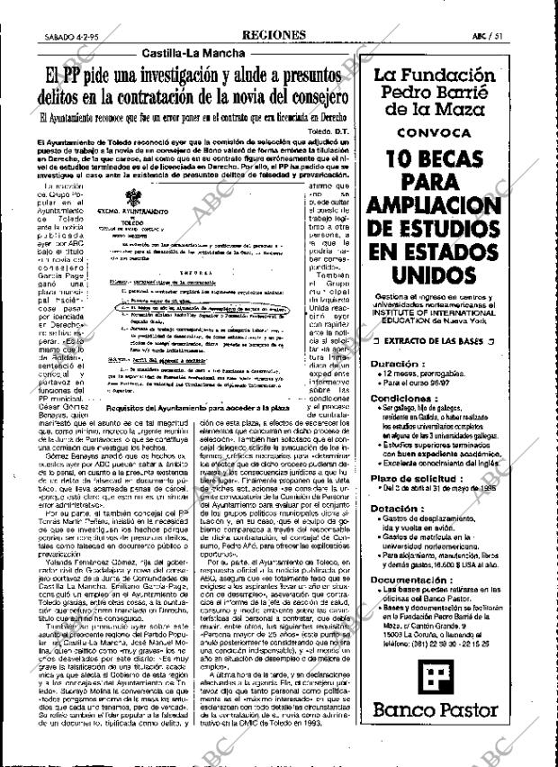 ABC MADRID 04-02-1995 página 51