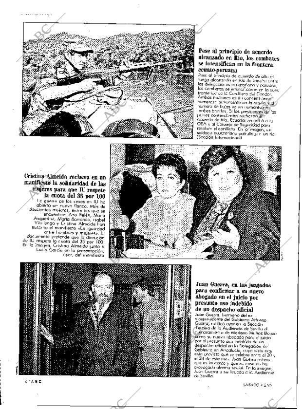 ABC MADRID 04-02-1995 página 6