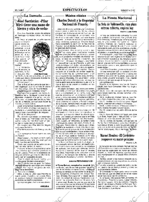 ABC MADRID 04-02-1995 página 92
