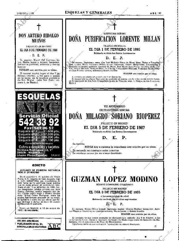 ABC MADRID 04-02-1995 página 99