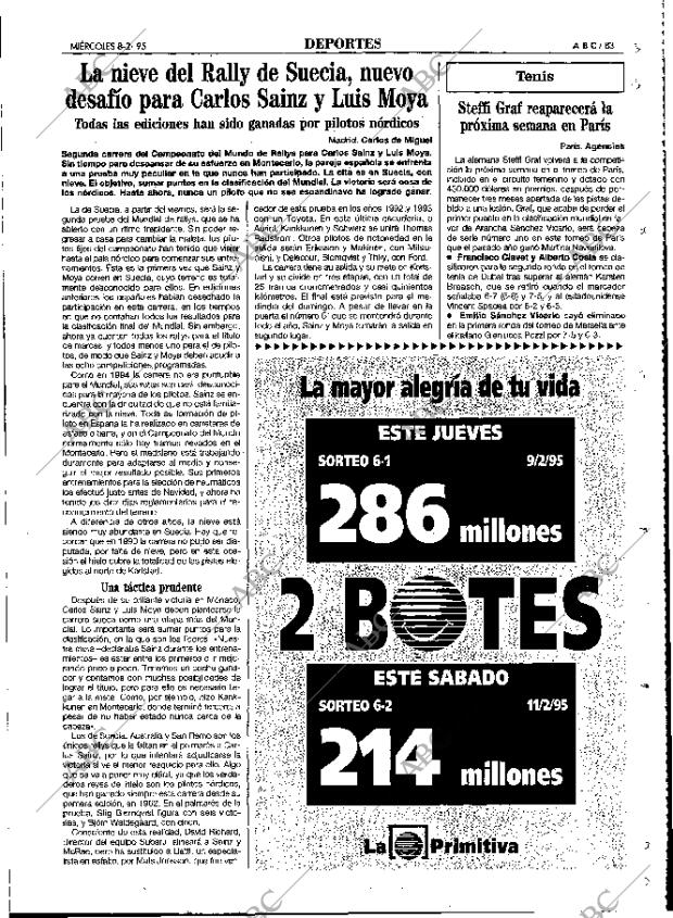 ABC MADRID 08-02-1995 página 83