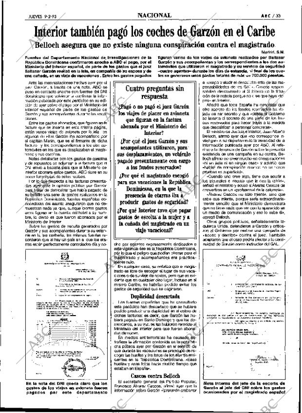 ABC SEVILLA 09-02-1995 página 33